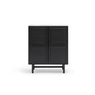 Yorke Highboard - Black Oak & Bianca Carrara