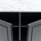 Yorke Highboard - Black Oak & Bianca Carrara