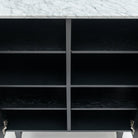 Yorke Highboard - Black Oak & Bianca Carrara