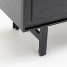 Yorke Highboard - Black Oak & Bianca Carrara