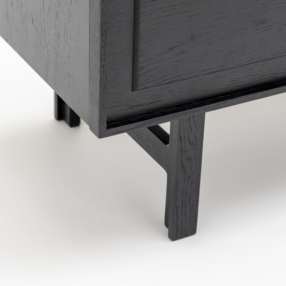 Yorke Highboard - Black Oak & Bianca Carrara