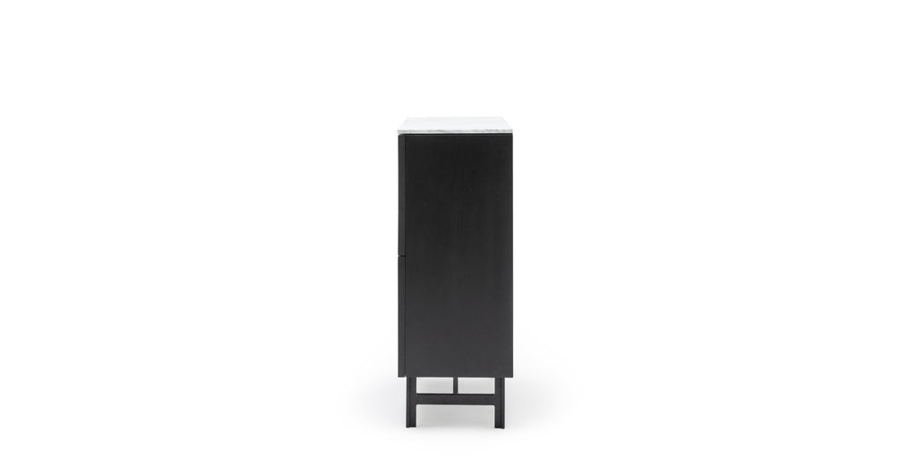 Yorke Highboard - Black Oak & Bianca Carrara - Loom Collection