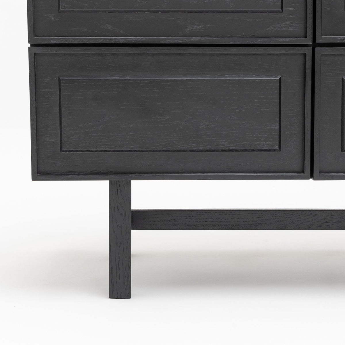 Yorke Highboard - Black Oak & Nero Marquina - Buffets & Sideboards Tolv Loom Collection Dubai