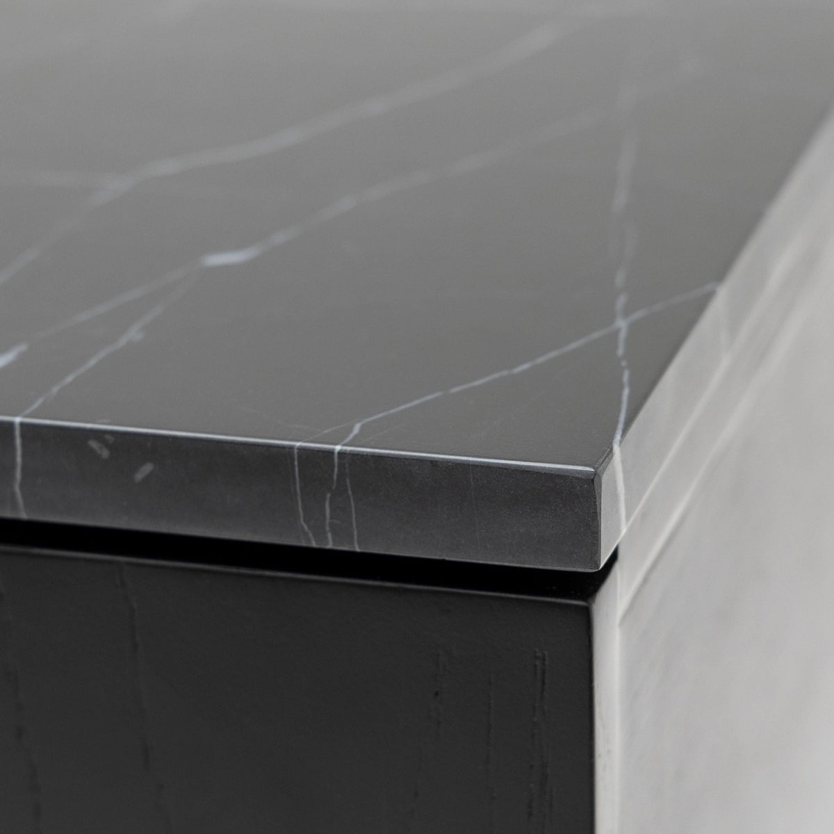 Yorke Highboard - Black Oak & Nero Marquina - Buffets & Sideboards Tolv Loom Collection Dubai