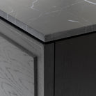 Yorke Highboard - Black Oak & Nero Marquina - Buffets & Sideboards Tolv Loom Collection Dubai
