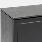 Yorke Highboard - Black Oak & Nero Marquina - Buffets & Sideboards Tolv Loom Collection Dubai