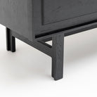 Yorke Highboard - Black Oak & Nero Marquina - Buffets & Sideboards Tolv Loom Collection Dubai