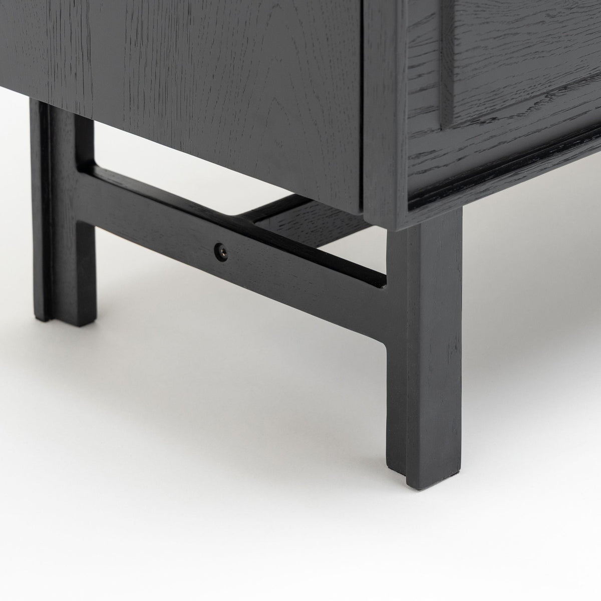 Yorke Highboard - Black Oak & Nero Marquina - Buffets & Sideboards Tolv Loom Collection Dubai
