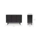Yorke Highboard - Black Oak & Nero Marquina - Buffets & Sideboards Tolv Loom Collection Dubai