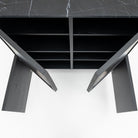Yorke Highboard - Black Oak & Nero Marquina - Buffets & Sideboards Tolv Loom Collection Dubai