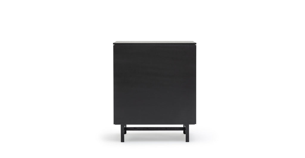 Yorke Highboard - Black Oak & Travertine - Loom Collection