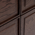 Yorke Highboard - Espresso Oak & Travertine - Buffets & Sideboards Tolv Loom Collection Dubai