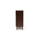 Yorke Highboard - Espresso Oak & Travertine - Buffets & Sideboards Tolv Loom Collection Dubai