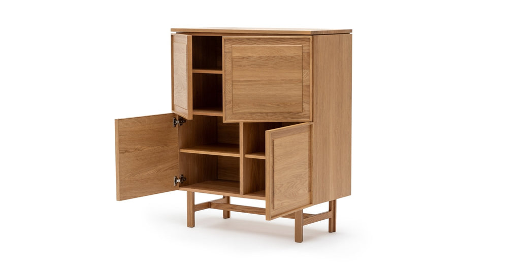 Yorke Highboard - Light Oak - Loom Collection