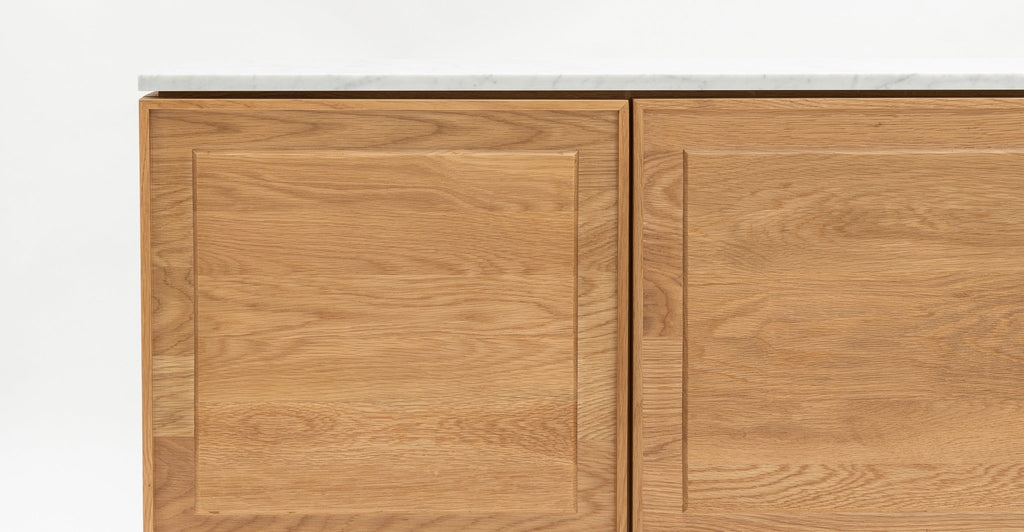 Yorke Highboard - Light Oak & Bianca Carrara - Loom Collection