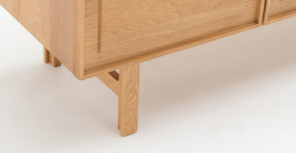 Yorke Highboard - Light Oak & Bianca Carrara - Loom Collection