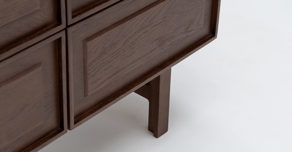 Yorke Highboard - Smoked Oak - Loom Collection