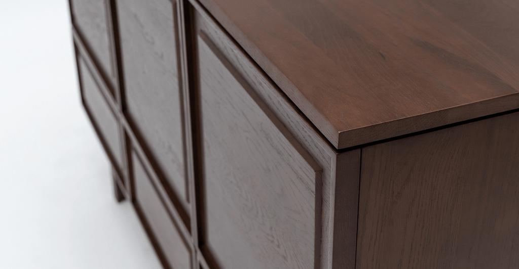 Yorke Highboard - Smoked Oak - Loom Collection