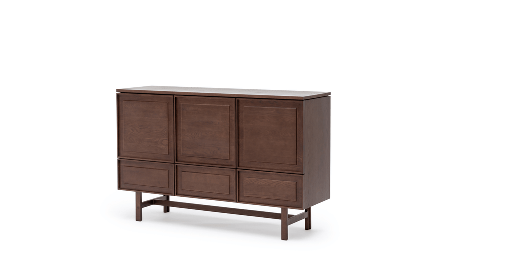 Yorke Highboard - Smoked Oak - Loom Collection