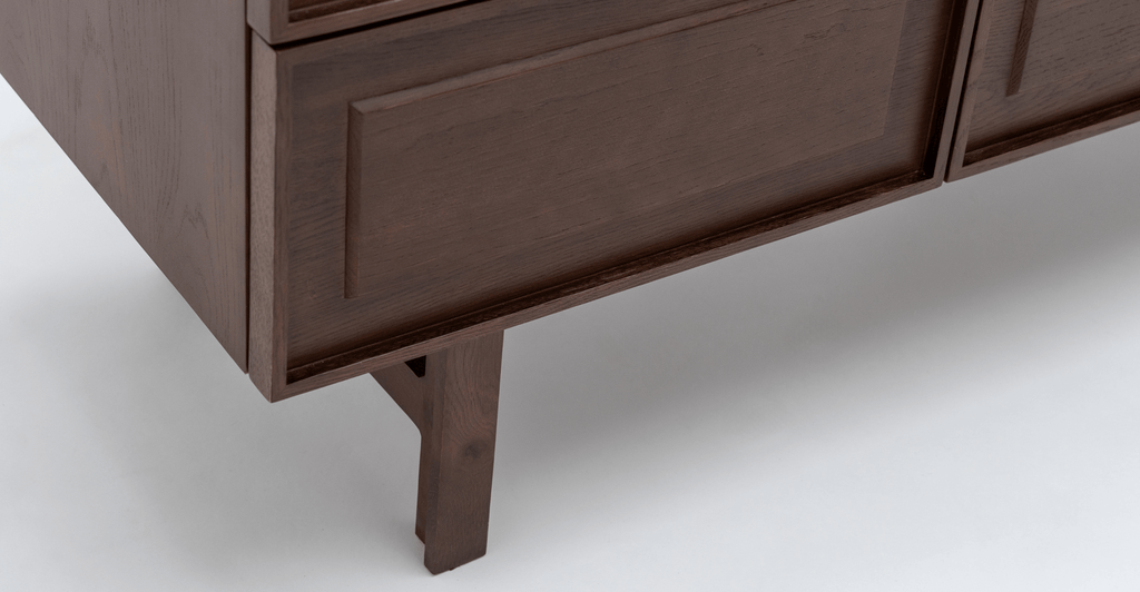 Yorke Highboard - Smoked Oak - Loom Collection