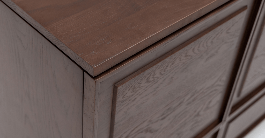 Yorke Highboard - Smoked Oak - Loom Collection