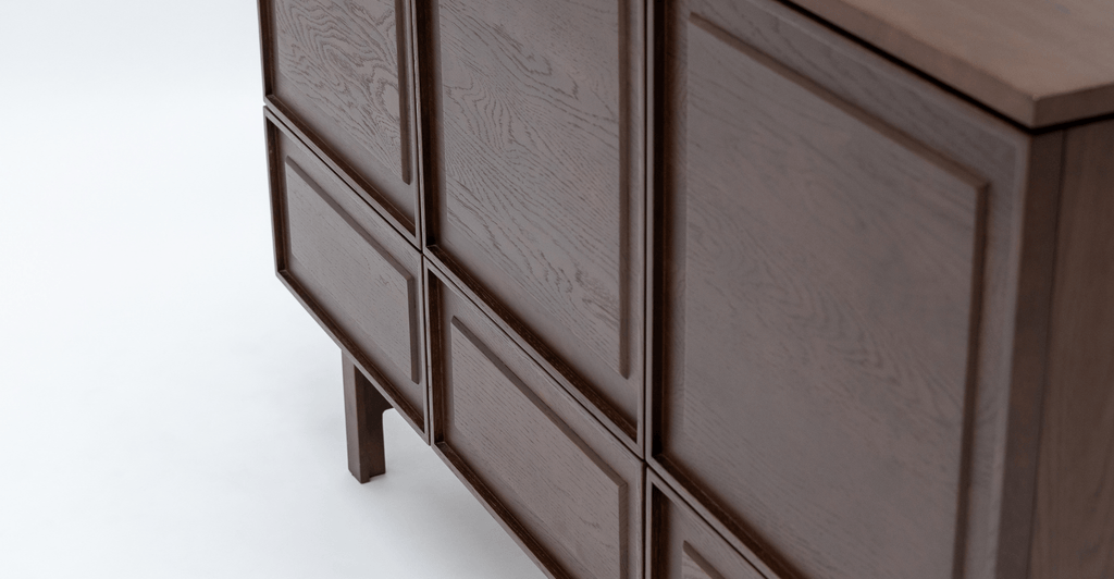 Yorke Highboard - Smoked Oak - Loom Collection