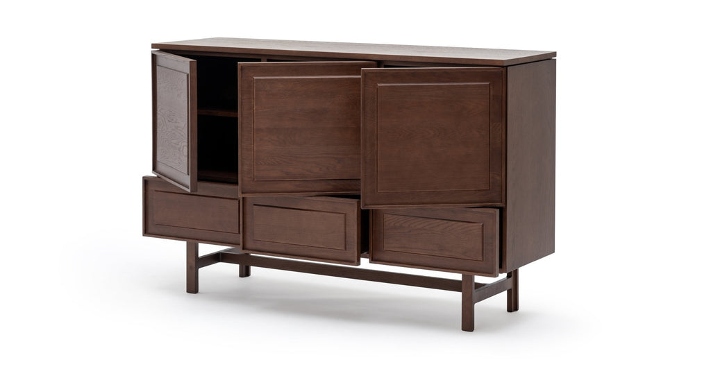 Yorke Highboard - Smoked Oak - Loom Collection