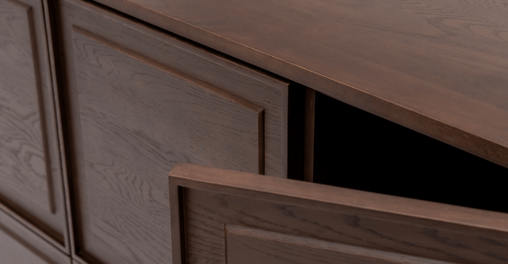 Yorke Highboard - Smoked Oak - Loom Collection