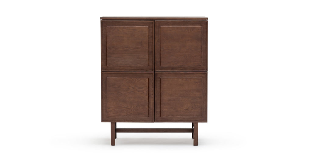 Yorke Highboard - Smoked Oak - Loom Collection