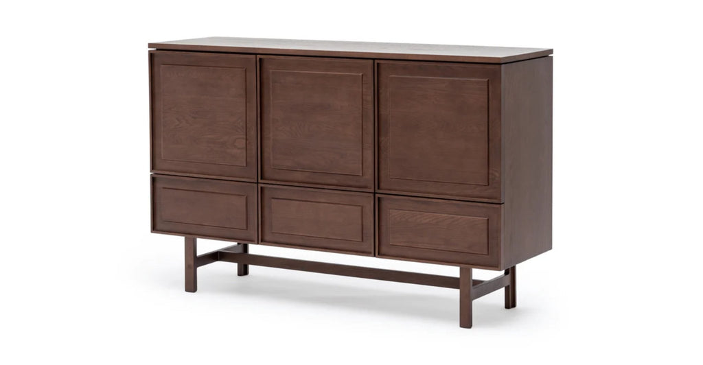 Yorke Highboard - Smoked Oak - Loom Collection