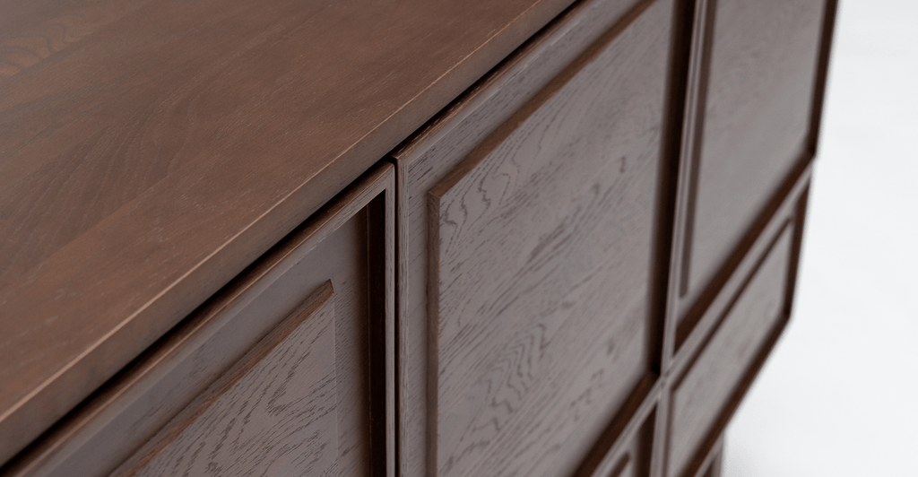 Yorke Highboard - Smoked Oak - Loom Collection