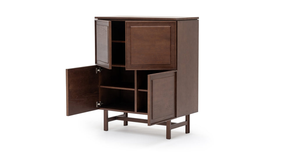 Yorke Highboard - Smoked Oak - Loom Collection