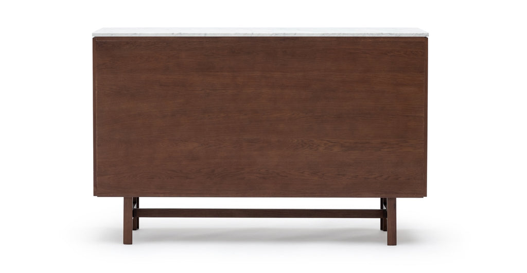 Yorke Highboard - Smoked Oak & Bianca Carrara - Loom Collection