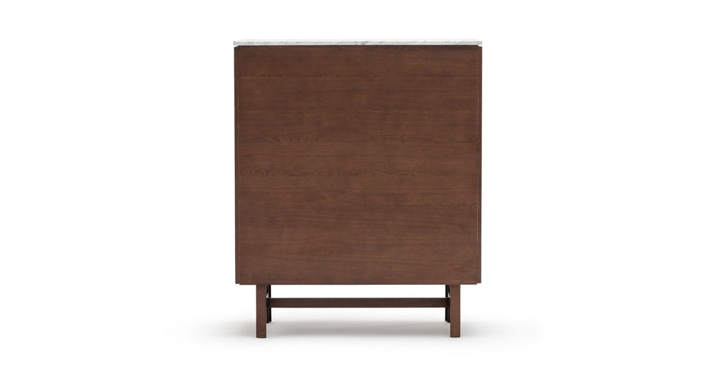 Yorke Highboard - Smoked Oak & Bianca Carrara - Loom Collection