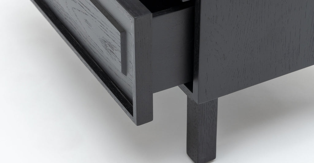 Yorke Nightstand - Black Oak.