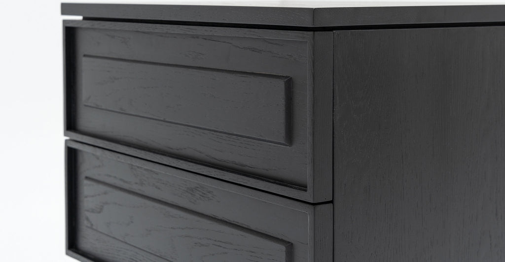 Yorke Nightstand - Black Oak.