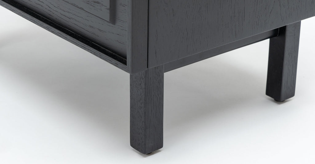 Yorke Nightstand - Black Oak.