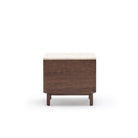 Yorke Nightstand - Espresso Oak & Travertine - Nightstands Tolv Loom Collection Dubai