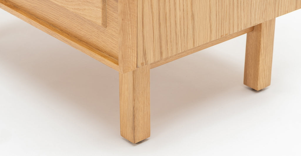 Yorke Nightstand - Light Oak & Bianca Carrara - Loom Collection