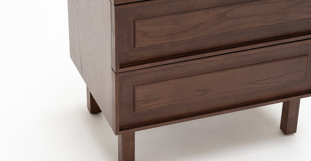 Yorke Nightstand - Smoked Oak.