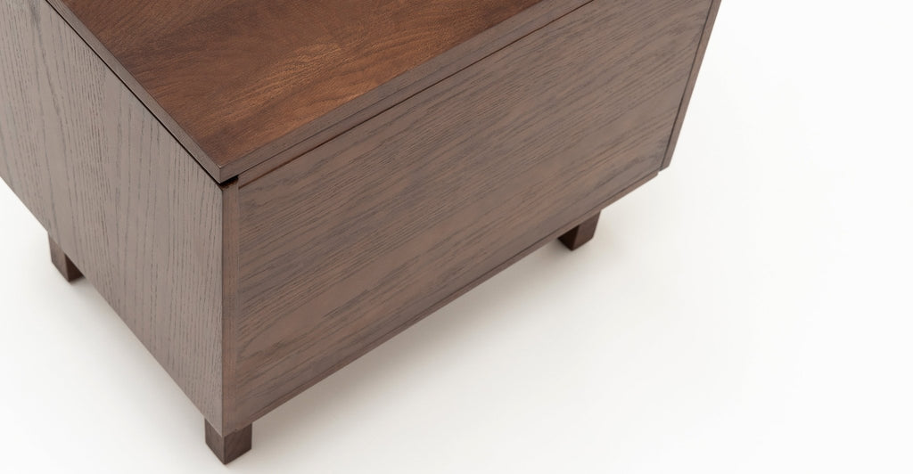 Yorke Nightstand - Smoked Oak.