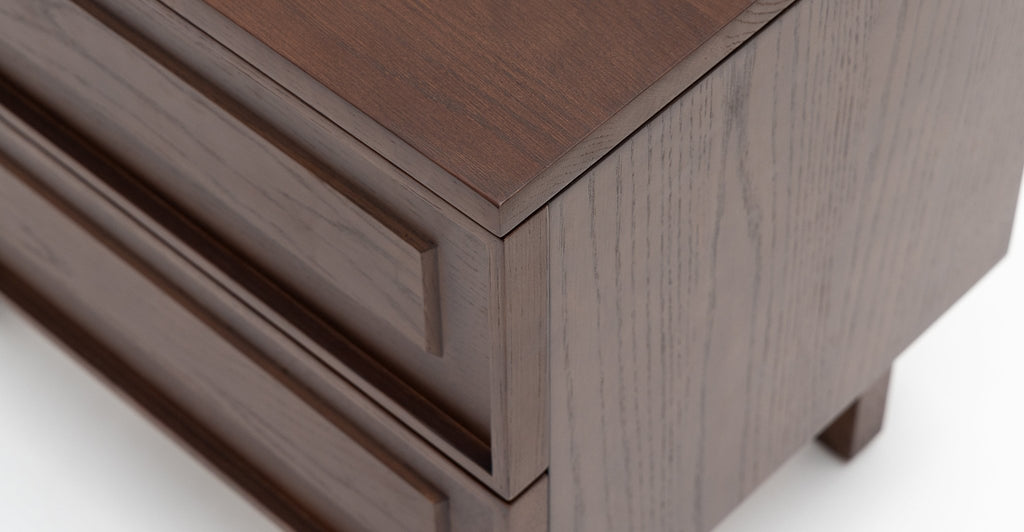 Yorke Nightstand - Smoked Oak.