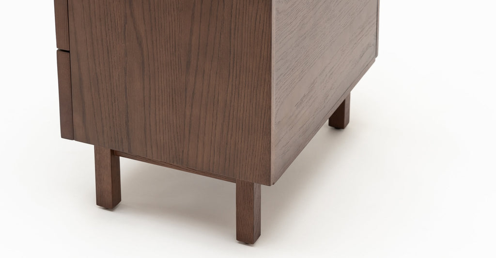 Yorke Nightstand - Smoked Oak.