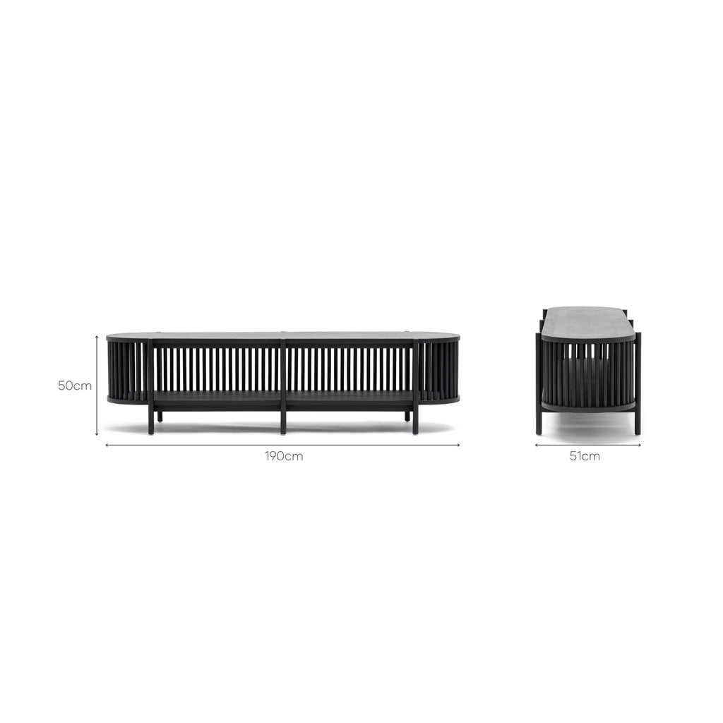 Zara Entertainment Unit - Black