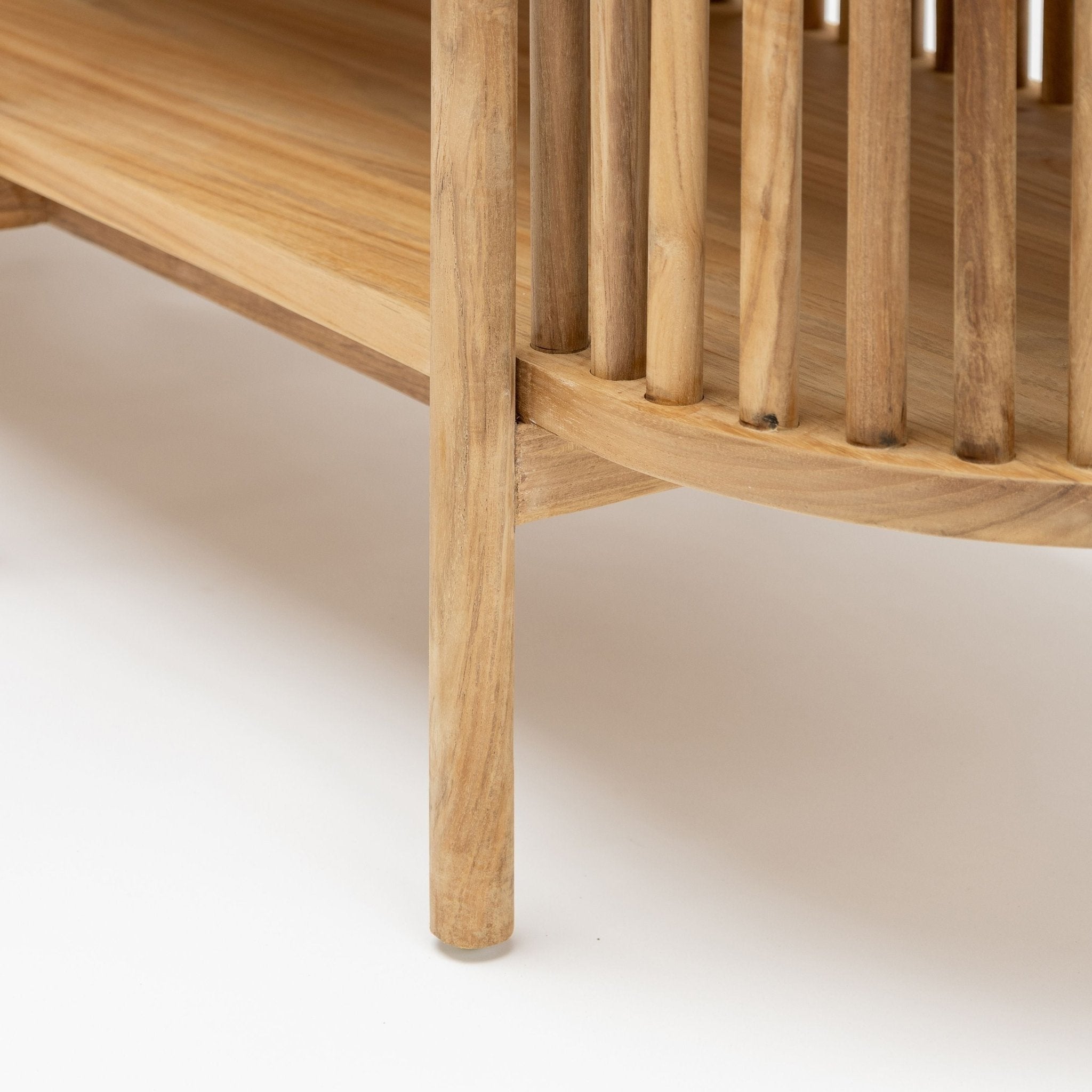 Zara Open Sideboard - Natural - Loom Collection