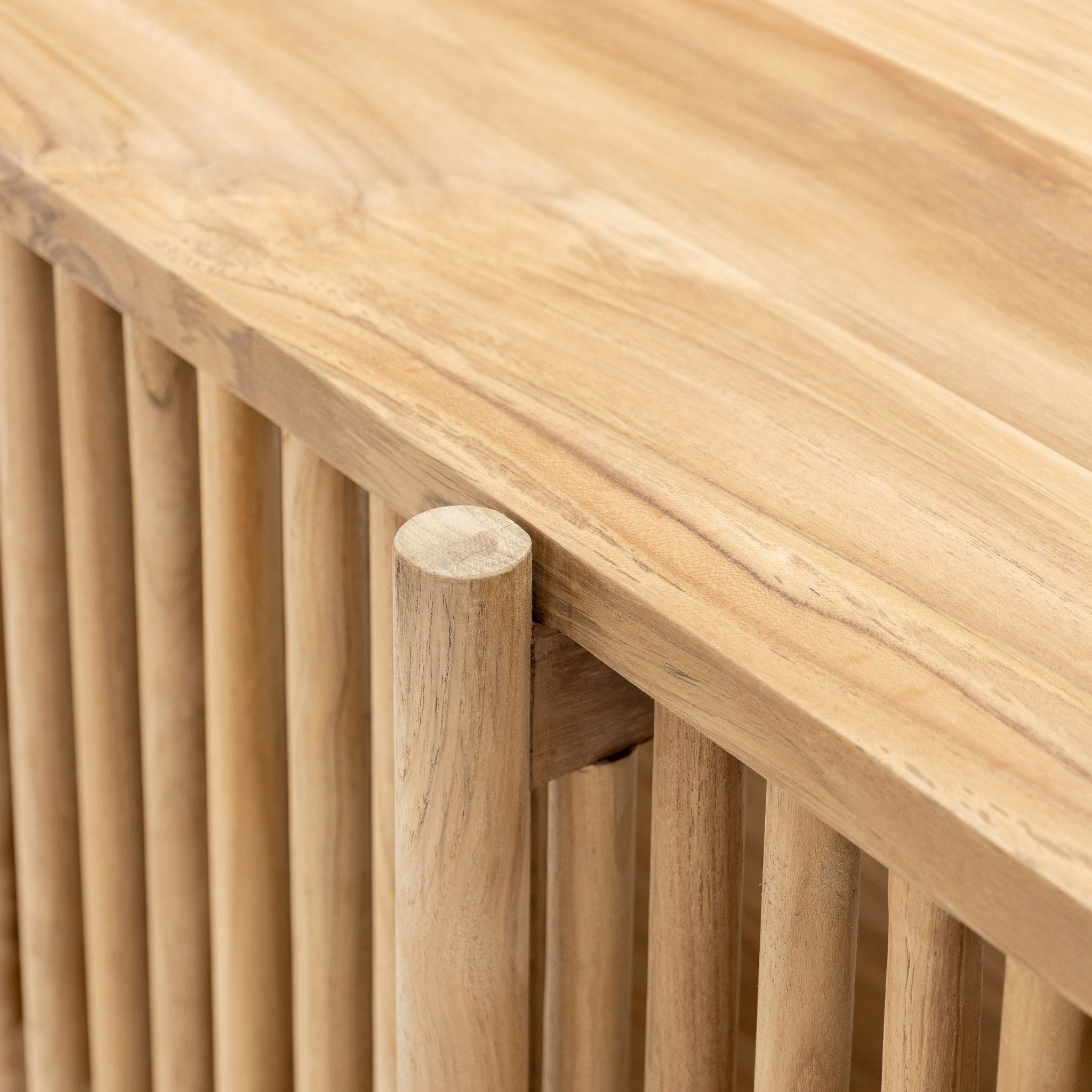 Zara Open Sideboard - Natural - Loom Collection