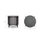 Zara Side Table - Black - Nightstands Loom Collection Loom Collection Dubai