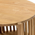 Zara Side Table - Natural - Side Tables Loom Collection Loom Collection Dubai