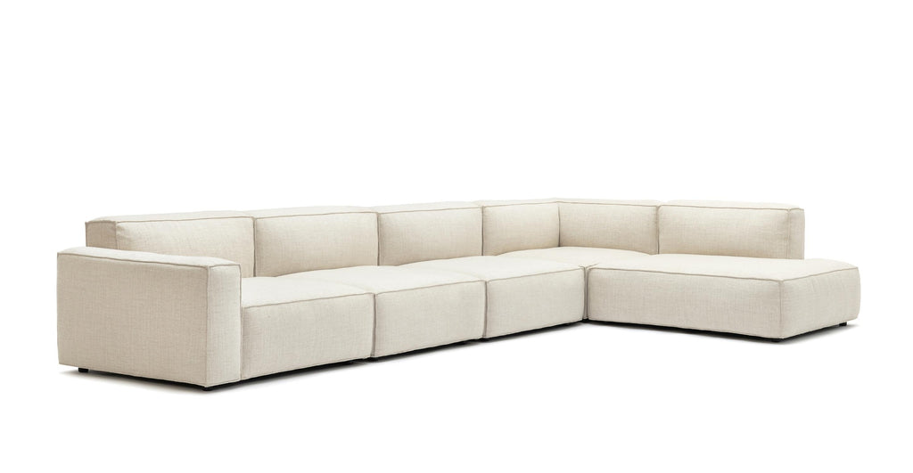 Baker Large Corner Sofa Set - Oatmeal.