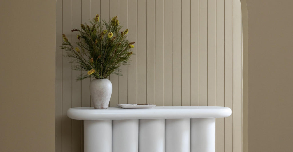 Ponte Console Table - Chalk.